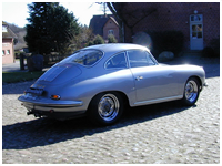 PORSCHE 356B 2000GS CARRERA 2 SILVER 1963